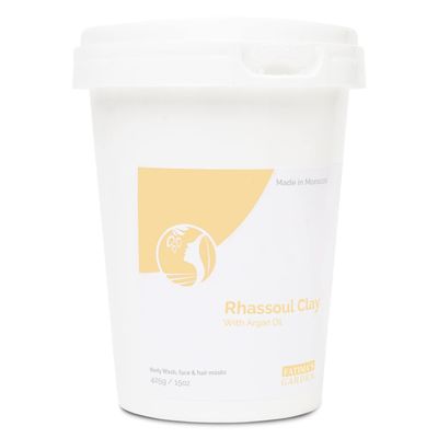 Fatima's Garden Ghassoul with Argan & Eucalyptus - Detox & Softening, 425 g
