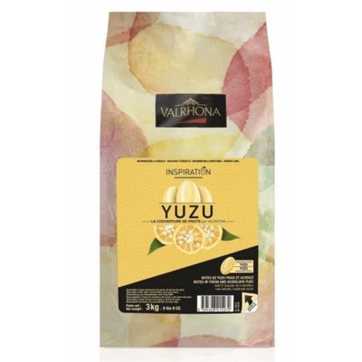 Valrhona Inspiration Yuzu, Yuzu Specialty with Cocoa Butter, 3 kg