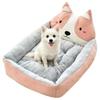 GUOCU Soft Removable Washable Pet Bed, Rubber Red, Size S view 1