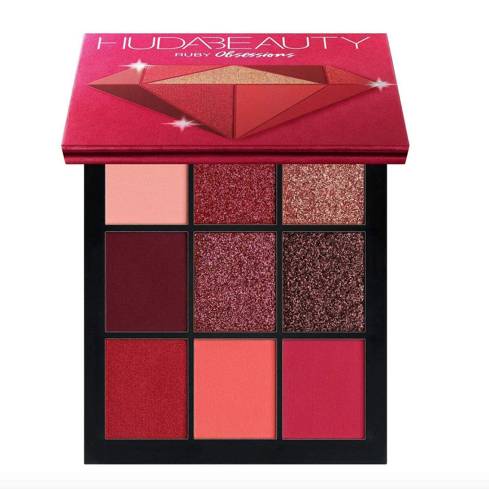 HUDA BEAUTY Obsessions Eyeshadow Palette, Color: Ruby