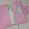 Light Pink STERNE Diaper Pouch, Personalized with Name, for Diapers and Wipes view 2