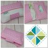 Light Pink STERNE Diaper Pouch, Personalized with Name, for Diapers and Wipes view 4