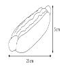 Flamingo 517750 HS Vinyl Hot Dog Mustard, 25 × 8 × 5 cm view 2
