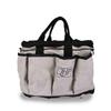 QHP ARBO-INOX Two-Tone Horse Grooming Bag, Gray/Black view 1
