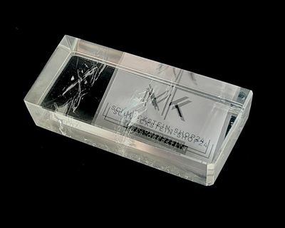 MKPKE Double Spar - Optical Calcite | Polished Iceland Spar | 110 g