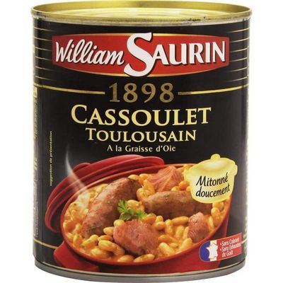 William Saurin Cassoulet Toulousain At The Fat Goose D 840 g (6-pack)