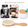 Wooden Hair Brush with Soft Bristles for Men, Women, and Children view 3