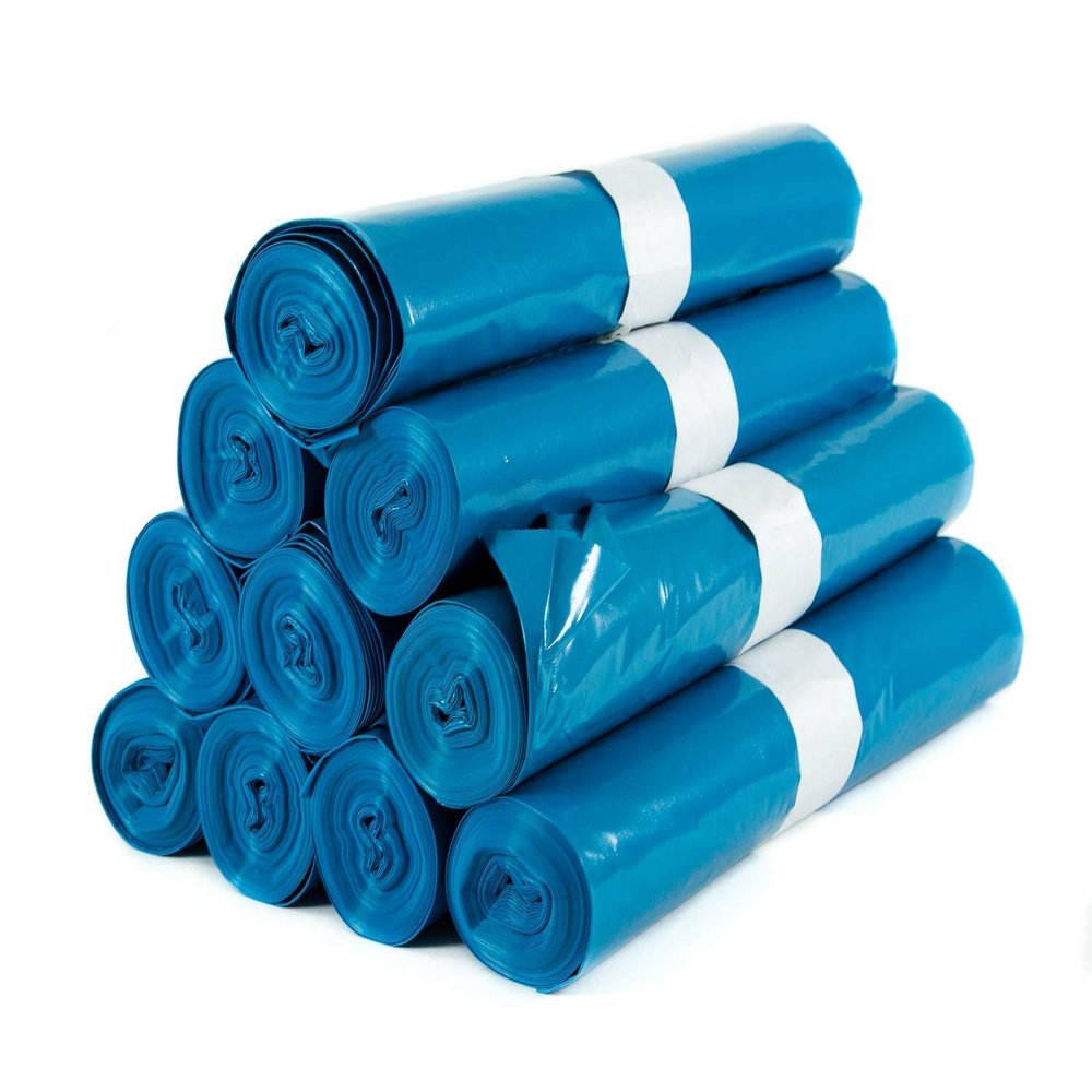 Hygiene VOS 250 Extra-Strong Blue Garbage Bags, 120 L