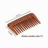 SVATV Handmade Rosewood Detangling Comb for Thick, Curly, and Wavy Hair, Wide-Tooth, Eco-Friendly, Non-Antistatic (S-1) view 3