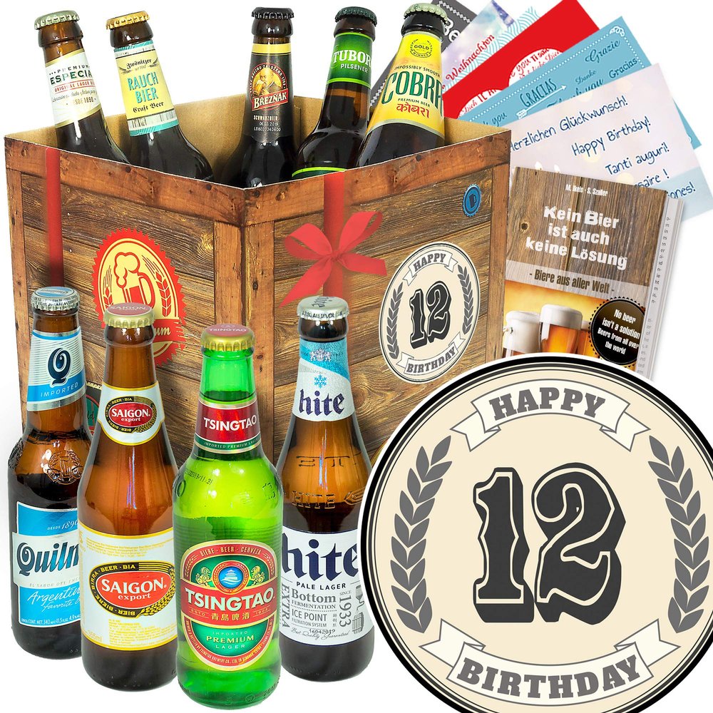 Gifts for the 12th: 9-Premium-Beer Tasting Gift Set with Beer Book, Rating Sheet & 6 Gift Cards