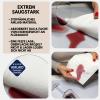 AROBA 500 Pre-Folded Airlaid Cutlery Napkins, 39 x 40 cm, Fabric-Like Disposable Cutlery Pockets with Napkin, Burgundy Red view 2