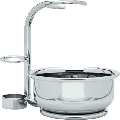 Glossy Shaving Set Holder with Soap Dish, ERBE Premium Design NEW YORK Series