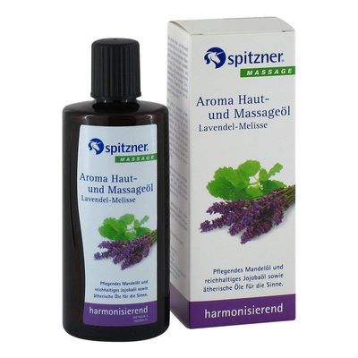 SPITZNER Lavender-Lemon Balm Skin & Massage Oil, 190 ml