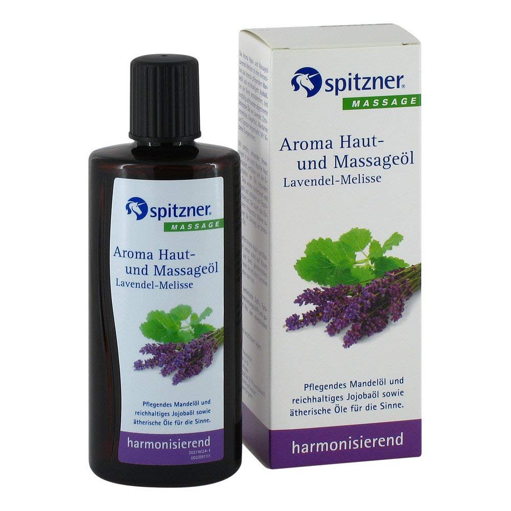 SPITZNER Lavender-Lemon Balm Skin & Massage Oil, 190 ml