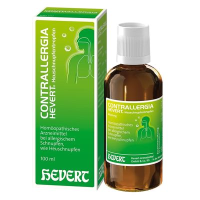 Contrallergia Hevert Hay Fever Drops, 100 mL Solution