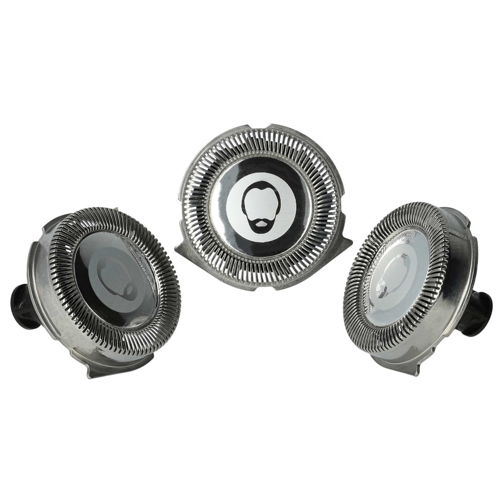 vhbw 3-Pack Replacement Shaving Heads Compatible with Philips RQ3