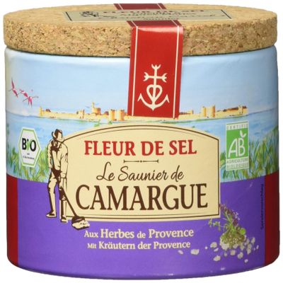 Le Saunier de Camargue Fleur de Sel Herbs de Provence, 125 g