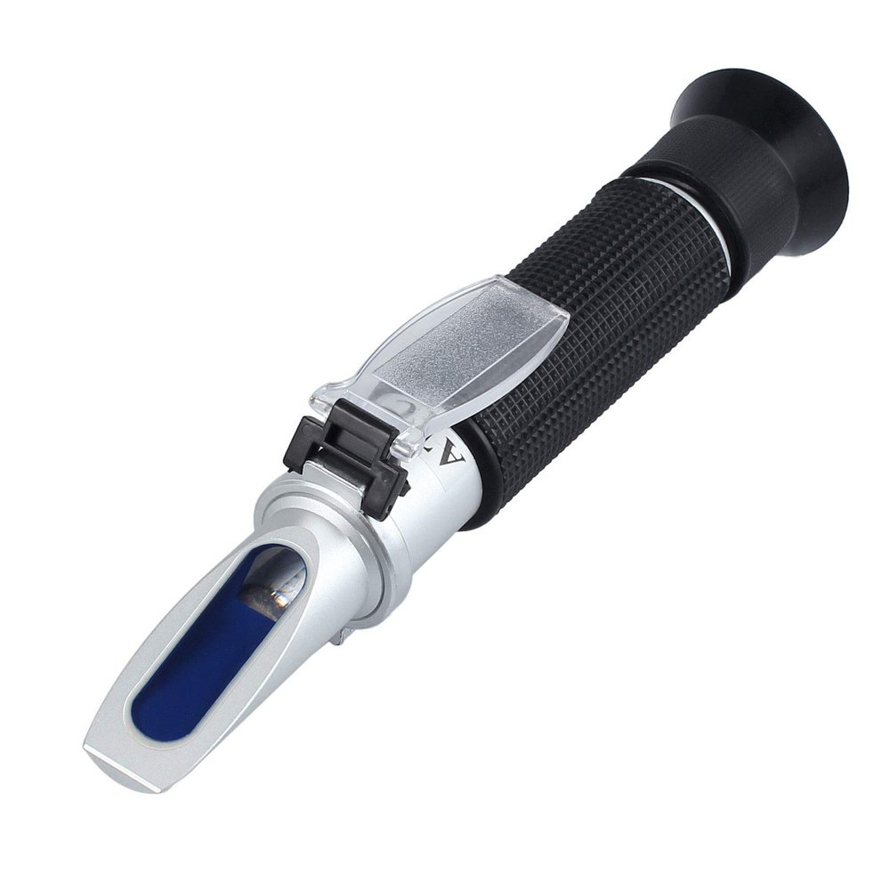 Salinity Refractometer for Seawater and Marine Aquariums, 0–100 ppt, with ATC