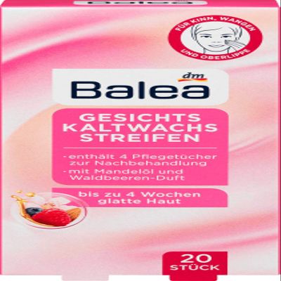 Balea Facial Cold Wax Strips, 20 Count