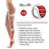 Medical Graduated Compression Tights (18–22 mmHg, Class 1), Black, Size L view 3