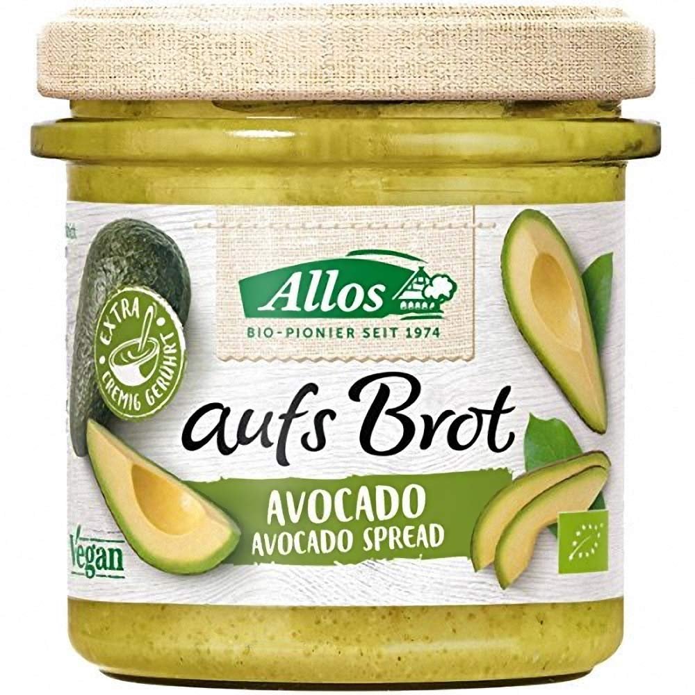 Allos Organic Avocado Bread Spread, 6 x 140 g