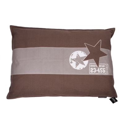 Lex & Max RECT. Star Cover 100 x 70 Taupe