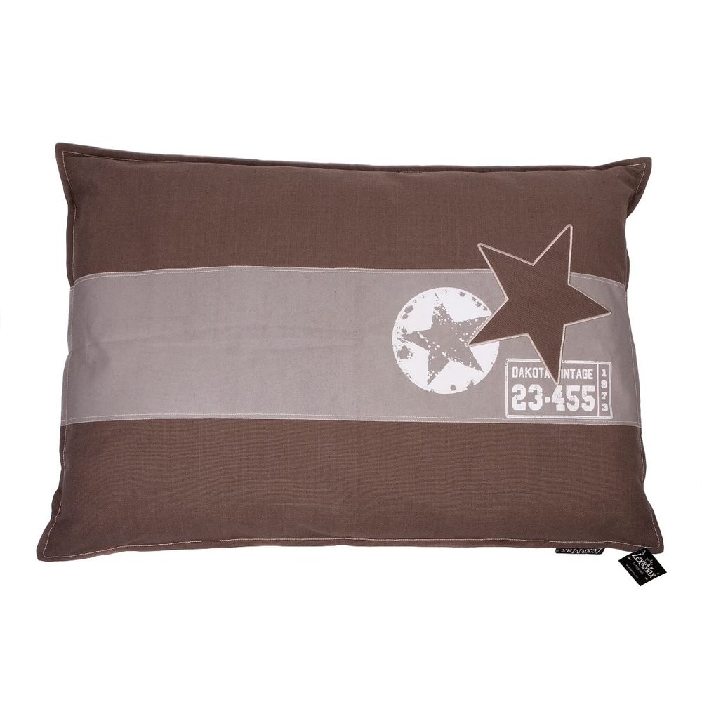 Lex & Max RECT. Star Cover 100 x 70 Taupe