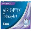 AIR OPTIX plus HydraGlyde Multifocal Monthly Soft Contact Lenses | 6 ct | BC 8.6 mm | DIA 14.2 mm | ADD MED | -5.00 diopters view 1