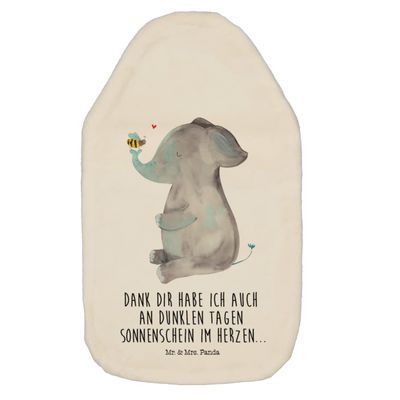 Mr. & Mrs. Panda Elephant & Bee Hot Water Bottle