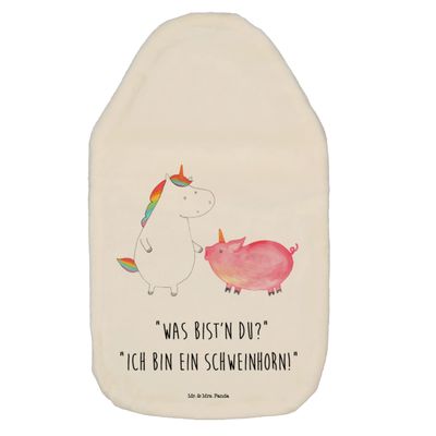 Mr. & Mrs. Panda Unicorn Pig Hot Water Bottle with Cover