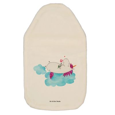 Mr. & Mrs. Panda Hot-Water Bottle, In-Love Unicorn – Gift for Girlfriend with Cover