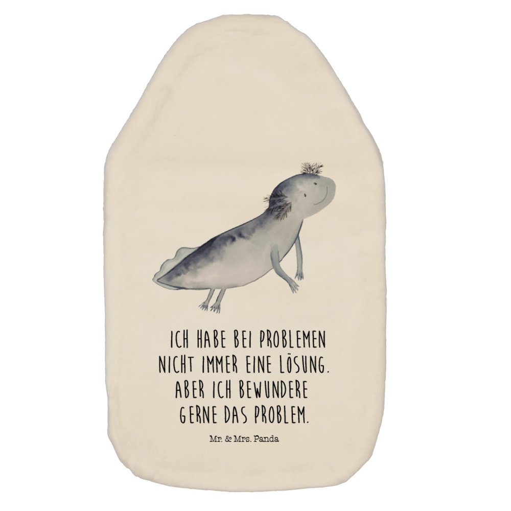 Mr. & Mrs. Panda Axolotl Swimming Hot Water Bottle