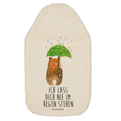 Mr. & Mrs. Panda Hot Water Bottle, Bear with Umbrella