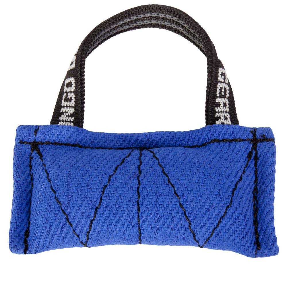 Dingo Gear Cotton-Nylon Bite Tug for Dog Training, Blue, 15 x 8 cm