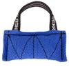 Dingo Gear Cotton-Nylon Bite Tug for Dog Training, Blue, 15 x 8 cm view 1
