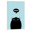 artboxONE Poster with White Frame, 30 x 20 cm, Cute Nope Monster Typography view 1
