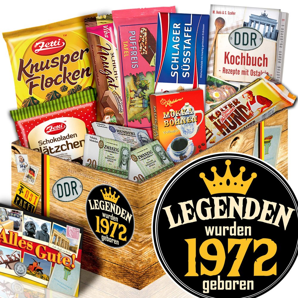 Legends 1972 – Gift Idea for Him – GDR Chocolate East Germany Gift Box
