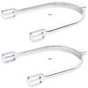 NETPROSHOP Men's Spurs Stainless Steel Silver Type B view 3