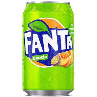 48 Cans of Fanta Exotic (48 x 0.33 L Single-Use Cans) (Europe)