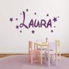 timalo Personalized Name Wall Decal for Children with Stars, Light Blue, 40 cm, 20 Stars view 3