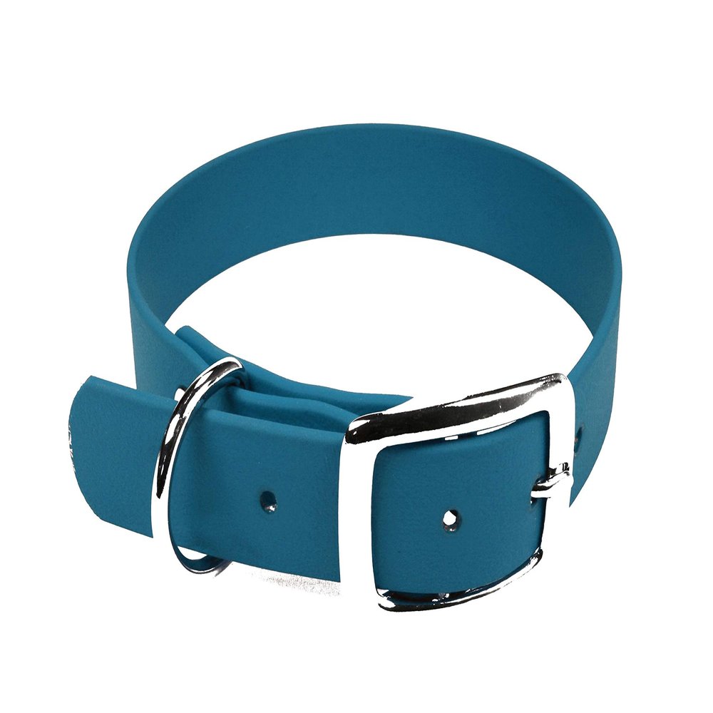 LENNIE BioThane Collar, Pin Buckle, 19 mm, 22–28 cm, Lagoon