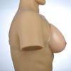 AFYH Silicone Breast Form, Male Silicone Breast, Teardrop-Shaped Connected Silicone Breast, Transgender, Large Silicone Breast Insert, Skin Tone, M Code, 600 g view 2