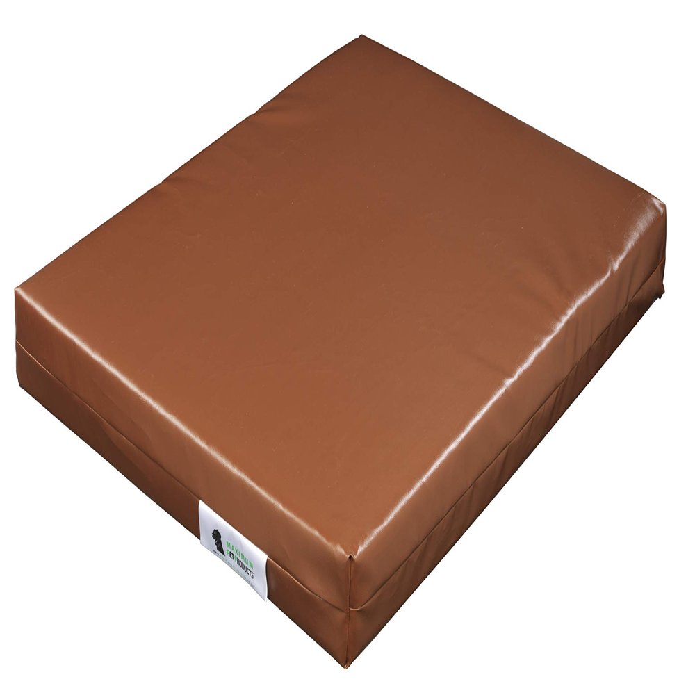 Maximum Pet Products Small Waterproof Durable Dog Bed, Brown