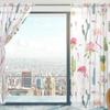 Mnsruu Flamingo Voile Curtains, 2 Panels, 198 cm Long view 4