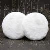 Lurrose 3-Piece Soft Plush Powder Puffs with Ribbon for Face and Body view 3