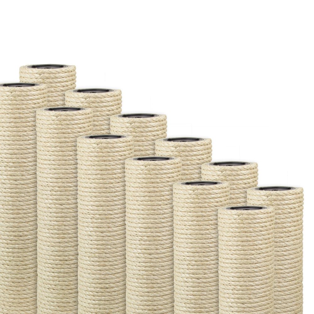 Kratzbaumland 9 cm Deluxe Sisal Post, 63 cm, 8 mm Rope, M8 Thread