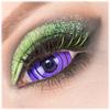Violet Rinnegan 22 mm Sclera Contact Lenses, 0.00 Power, 1 Pair with Case view 1