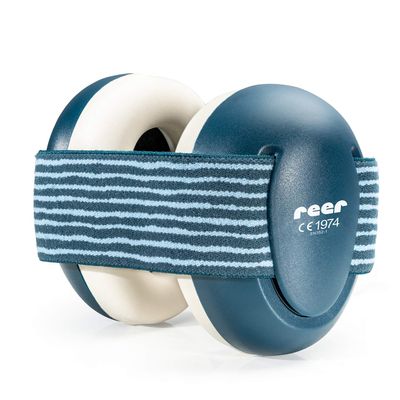 SilentGuard Baby Hearing Protection Earmuffs, Soft, Lightweight, Adjustable, Blue