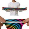 EZIOLY Rainbow Spiral Sports Calf Compression Sleeves view 4