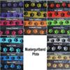 Dog Collar, Paw Patterned Webbing view 2